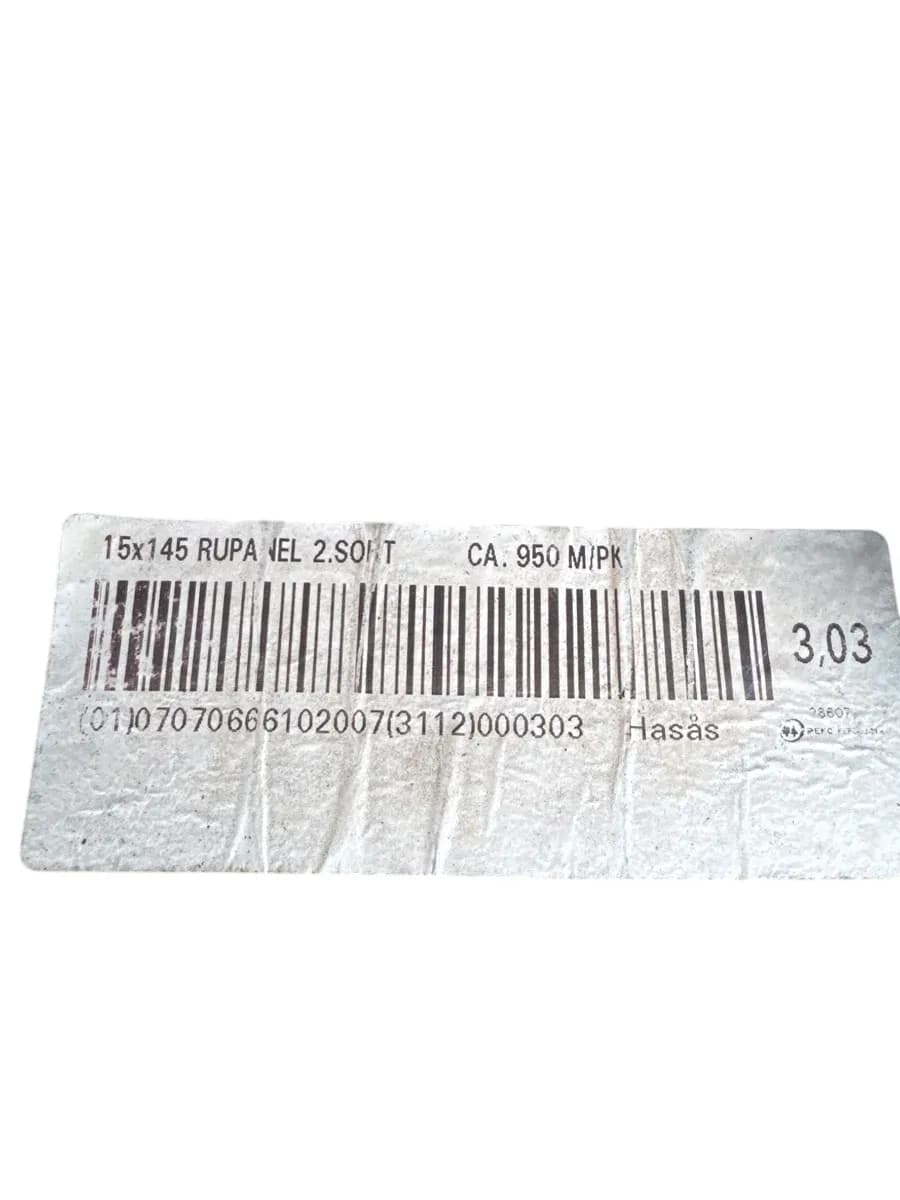 Hasås 15x145 Rupanel 2. sort pakke ca 470 lm - bilde 1