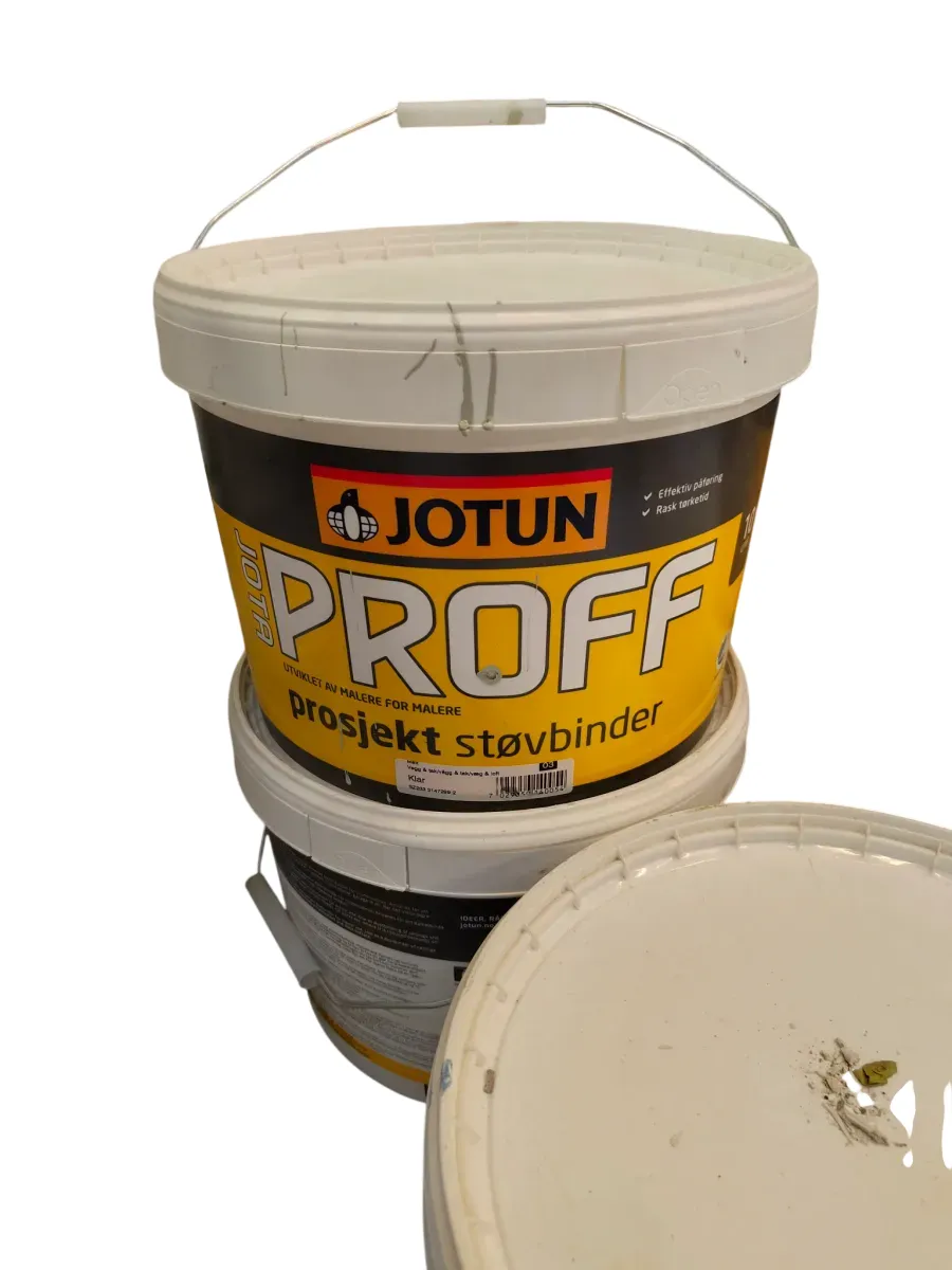 Jotaproff Prosjekt Støvbinder Klar 10L (åpnet spann) - bilde 1