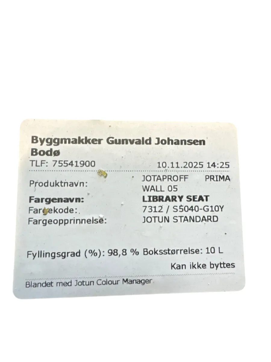 Jotun Jotaproff Prima Wall 05 Maling 10l library Seat - bilde 1