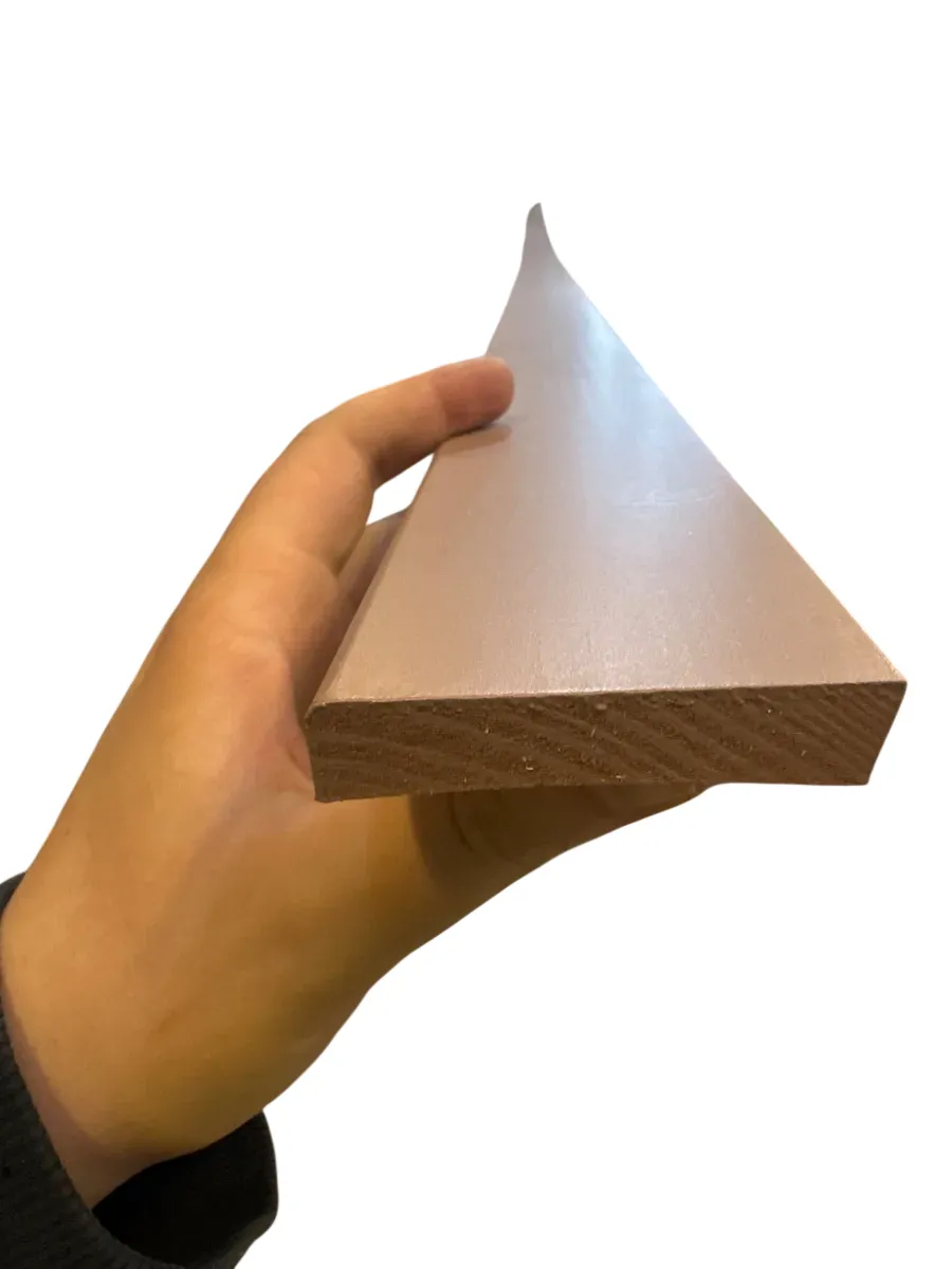 Gulvlist 12x56x3000 mm rød - bilde 1