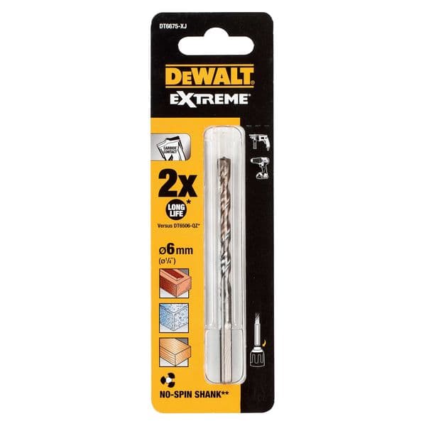 BOR EXTR MUR 06X100MM DT6675 DEWALT - bilde 1