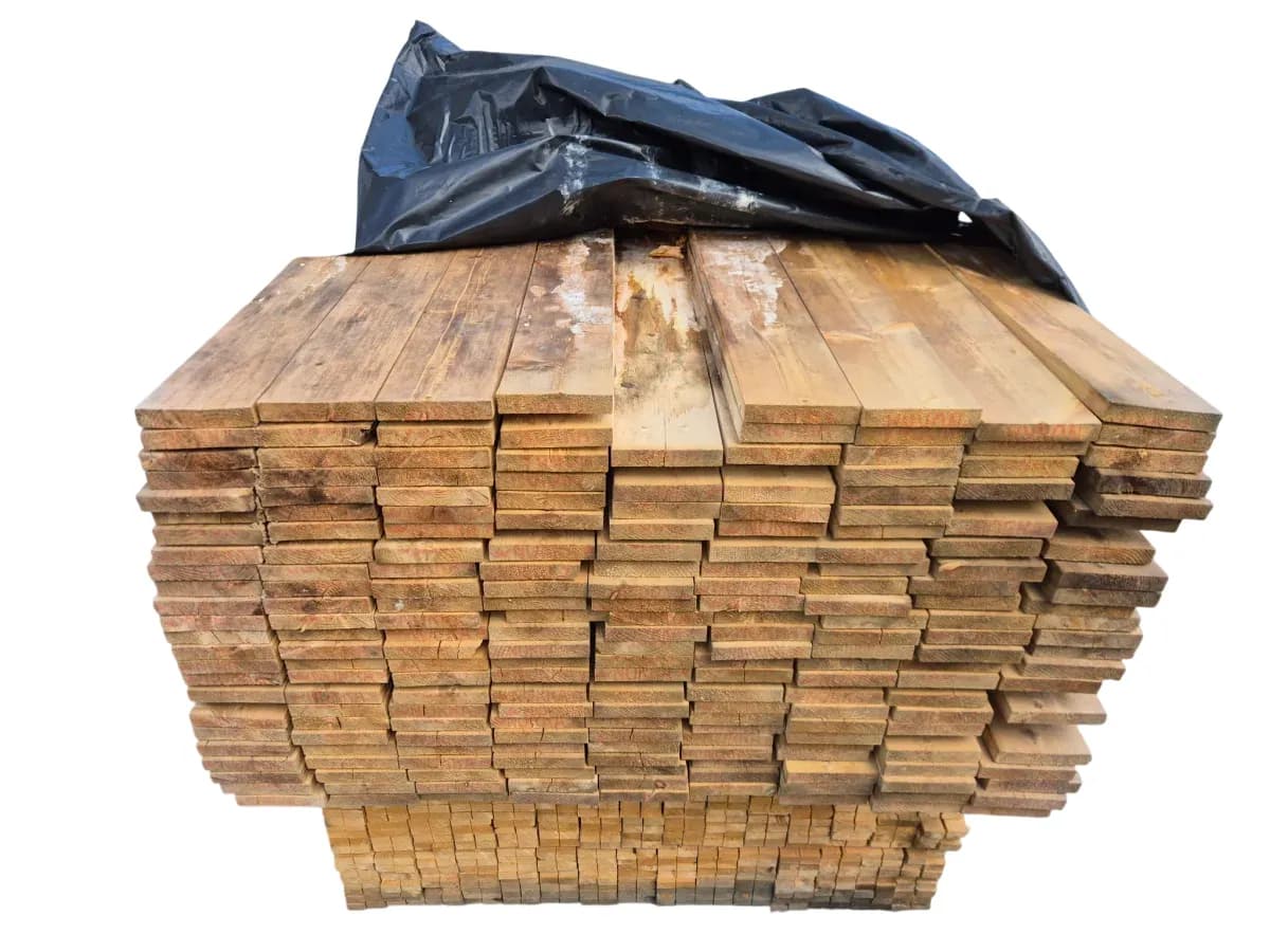 Justert forskaling 23x123 mm 1000lm (fuktskader i deler av pakken) (5) - bilde 1
