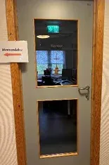 Innerdør Stil 1 spesial med glass 90x210 cm M/karm - bilde 1