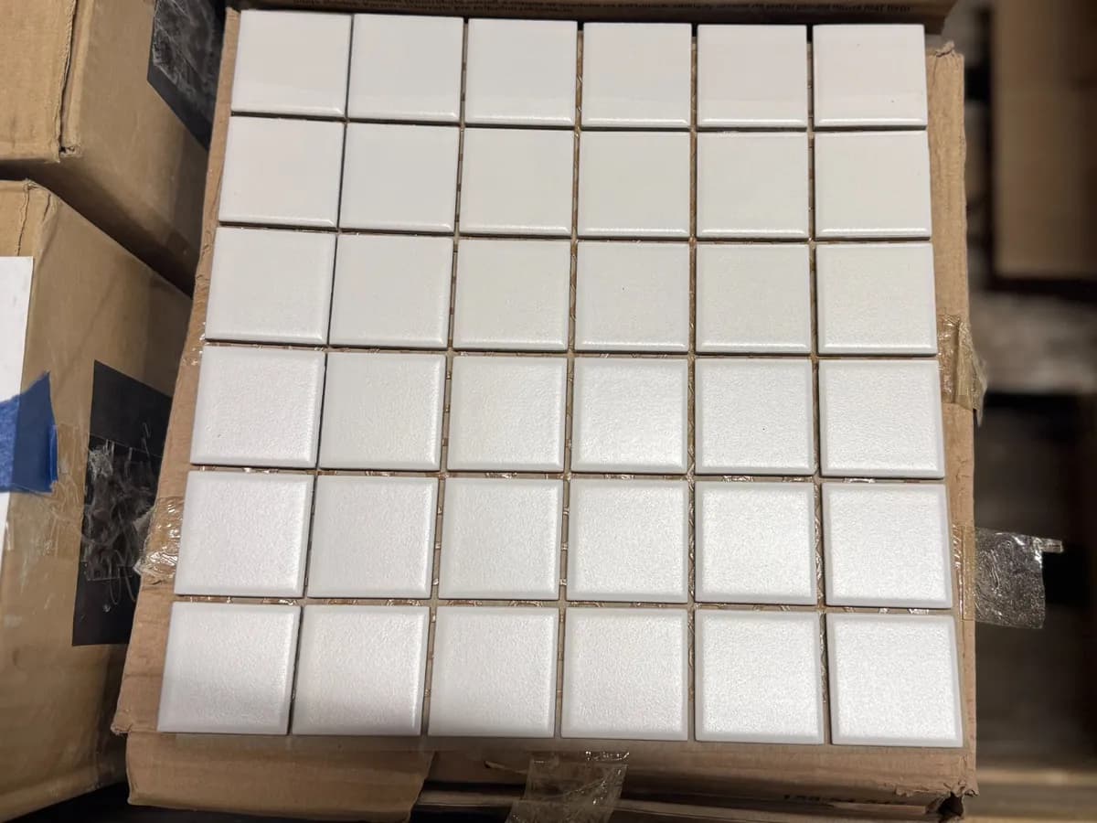 Villeroy & boch white matt 5x5 8 kvm gulv - bilde 1