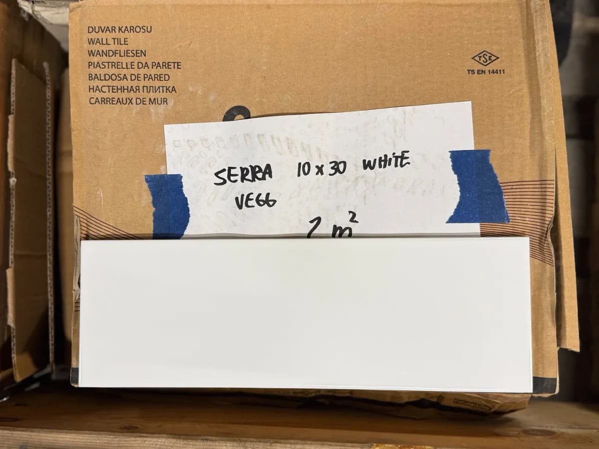 Serra white 10x30 2 kvm vegg - bilde 1