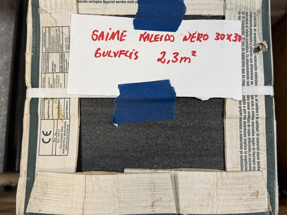 Saime kaleido nero 30x30 2,3 kvm gulv - bilde 1