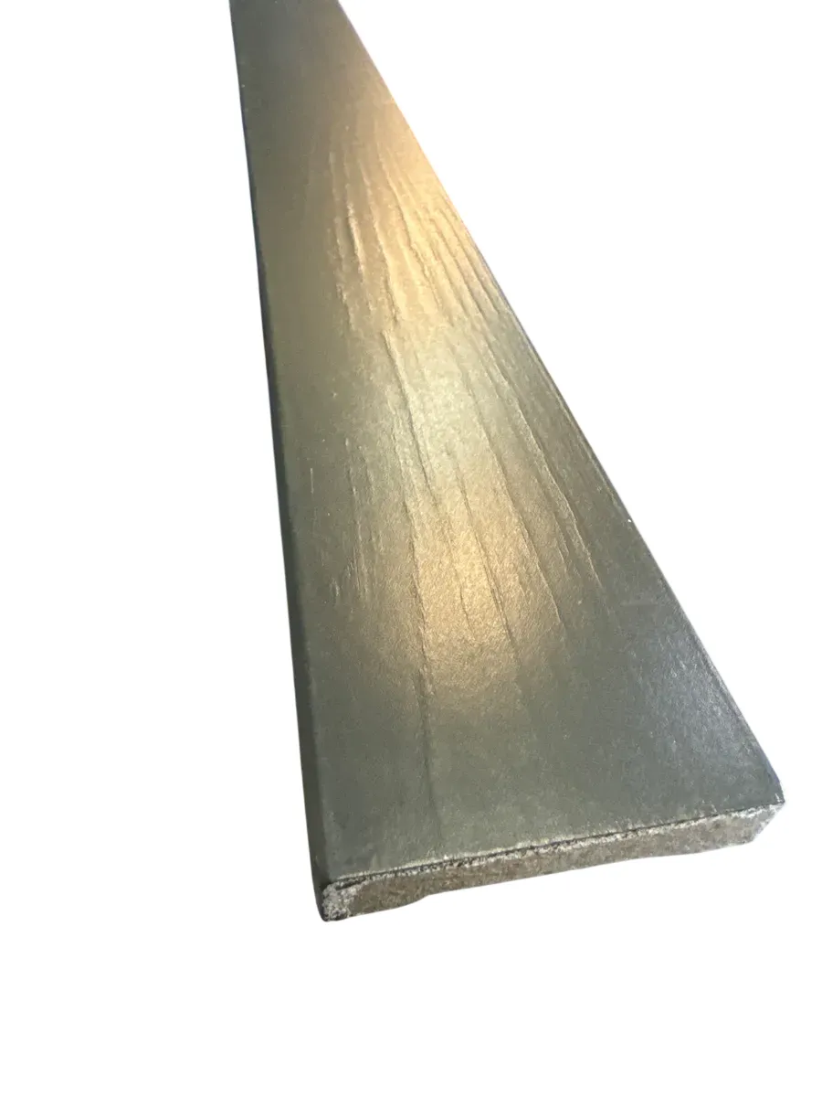 Karmlist Furu 12x58x4400 mm mørk gråmalt NCS S8005-B20G - bilde 1
