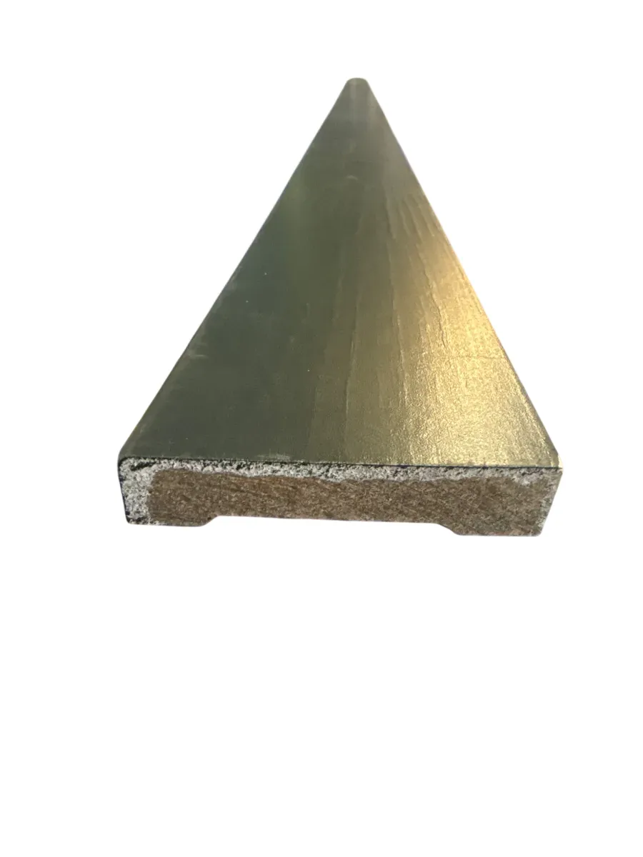 Gulvlist furu 12x58x4400 mm mørk gråmalt NCS S8005-B20G - bilde 1