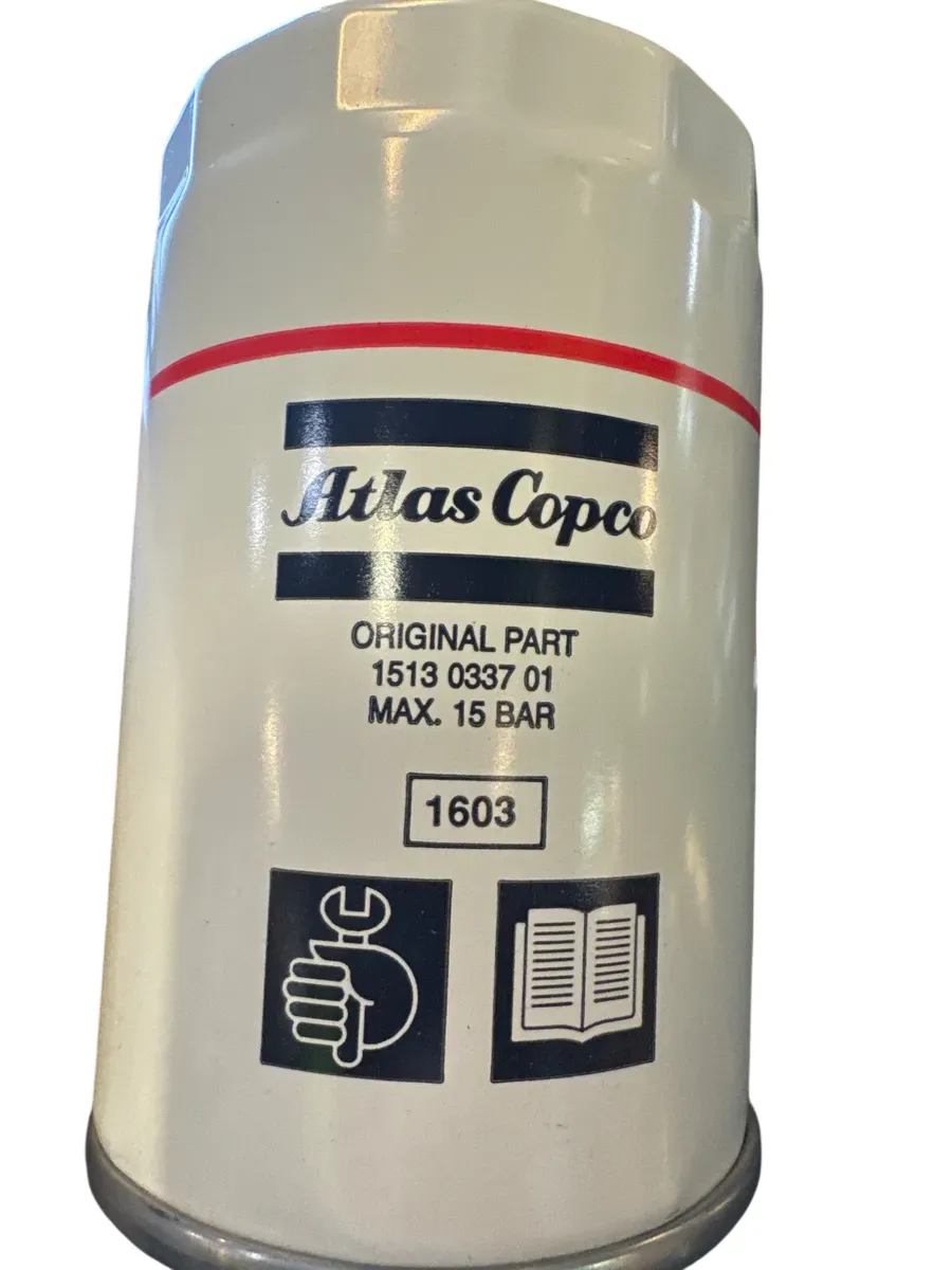 Atlas Copco Oljefilter 1513 0337 01 - bilde 1
