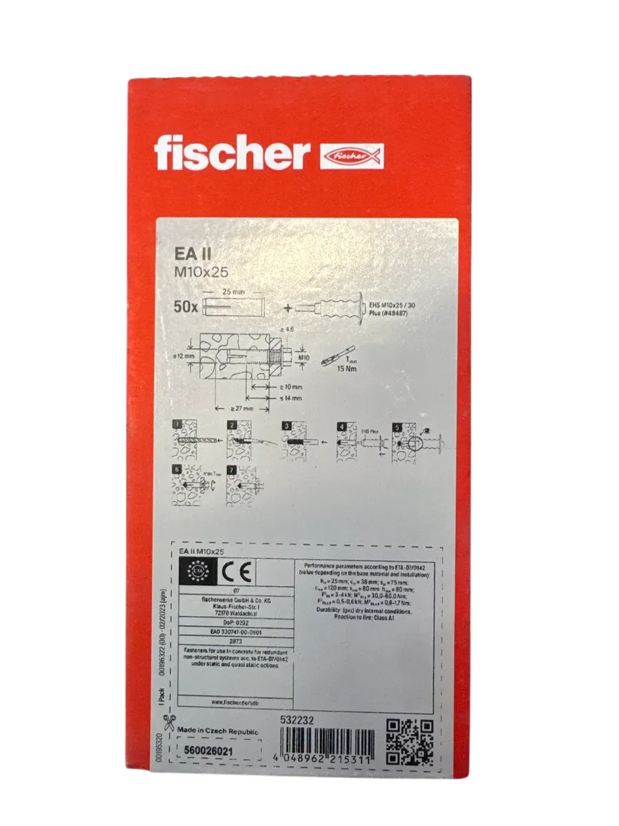 Fischer EA II M10x25 - bilde 1