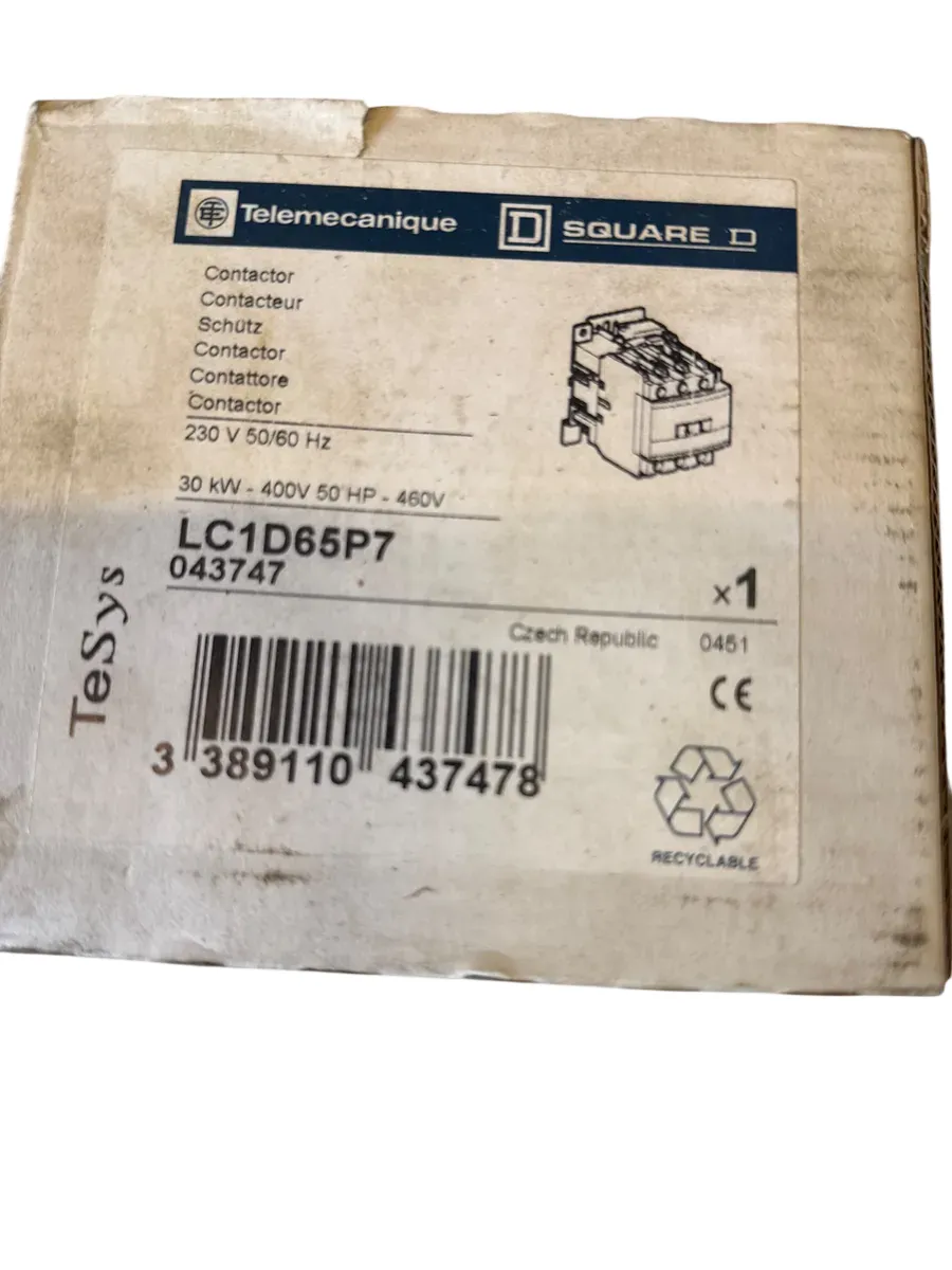 Schneider Electric TeSys D Kontaktor LC1D65P7 - bilde 1