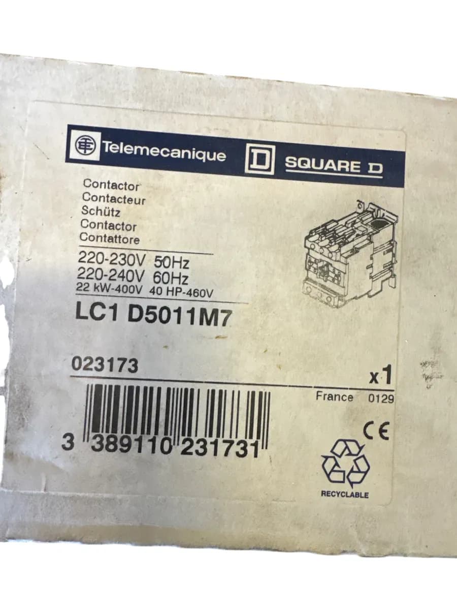 Telemecanique LC1 D5011M7 Kontaktor - bilde 1