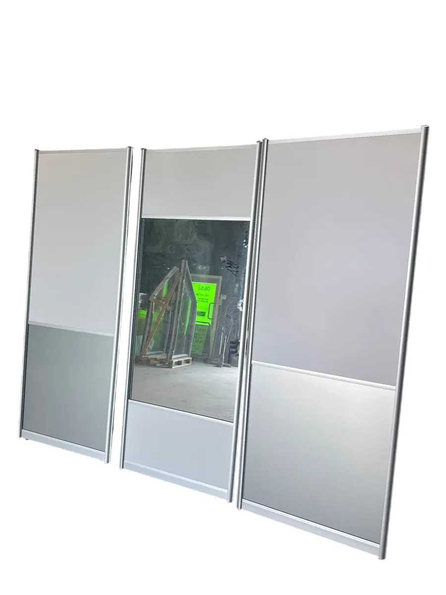 Skyvedører til garderobe med speil 240x200 - bilde 1