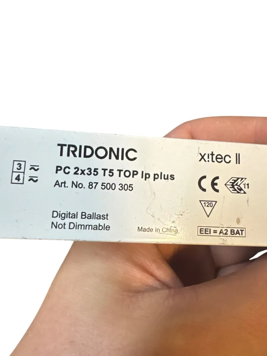 Tridonic PC 2x35 T5 TOP Ip plus Digital Ballast - bilde 1