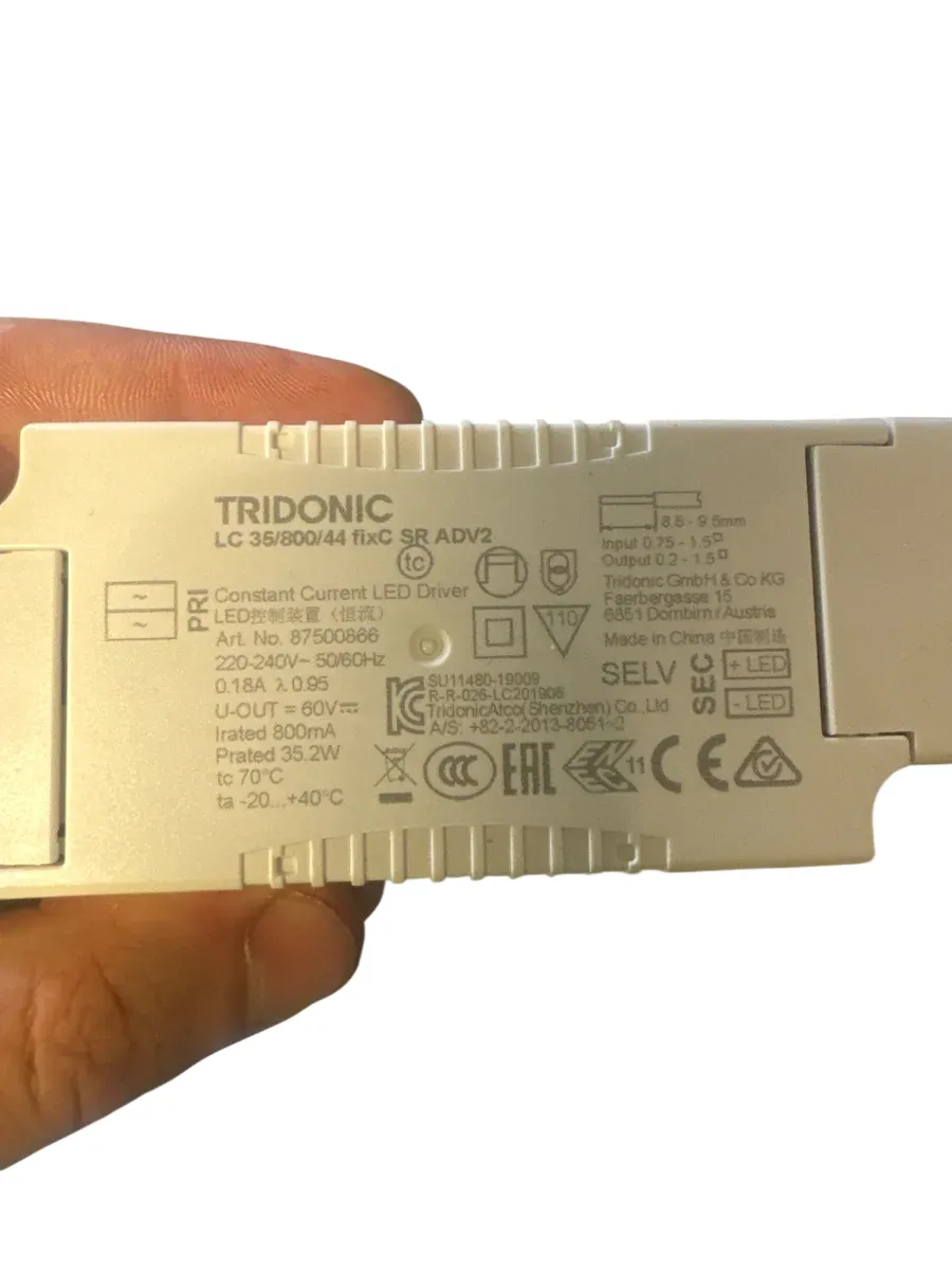 Tridonic LC 35/800/44 fixC SR ADV2 LED Driver - bilde 1