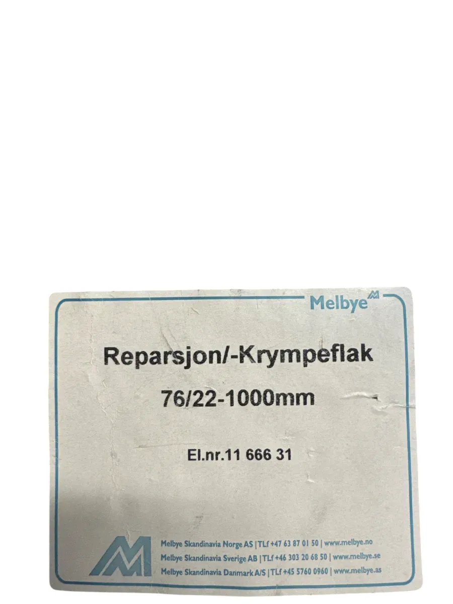 Reparasjon/Krympeflak 76/22(rest 70 cm igjen) - bilde 1
