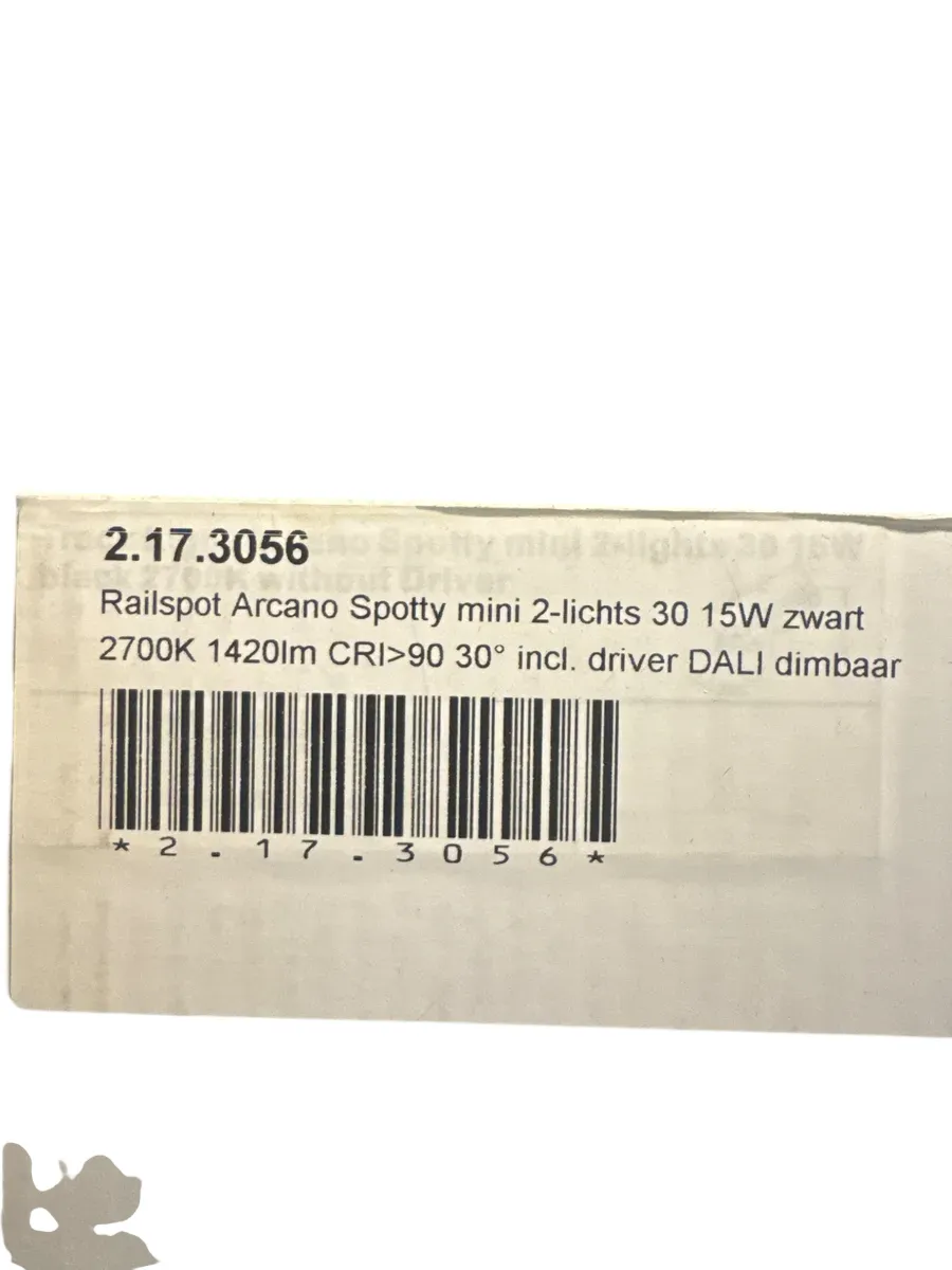 nuudo. Arcano Spotty mini 2-lichts Railspot 15W DALI dimbar - bilde 1