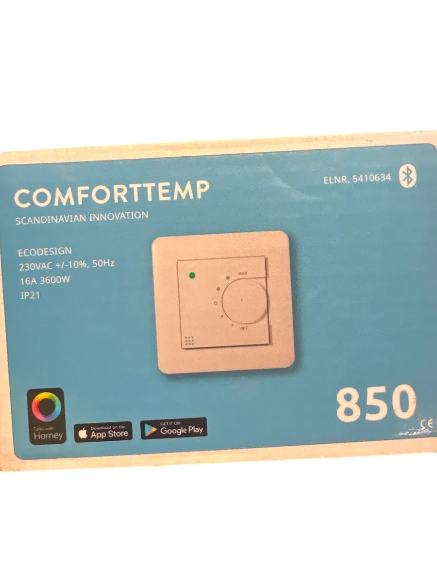 Comforttemp 850 Smart Termostat Hvit - bilde 1