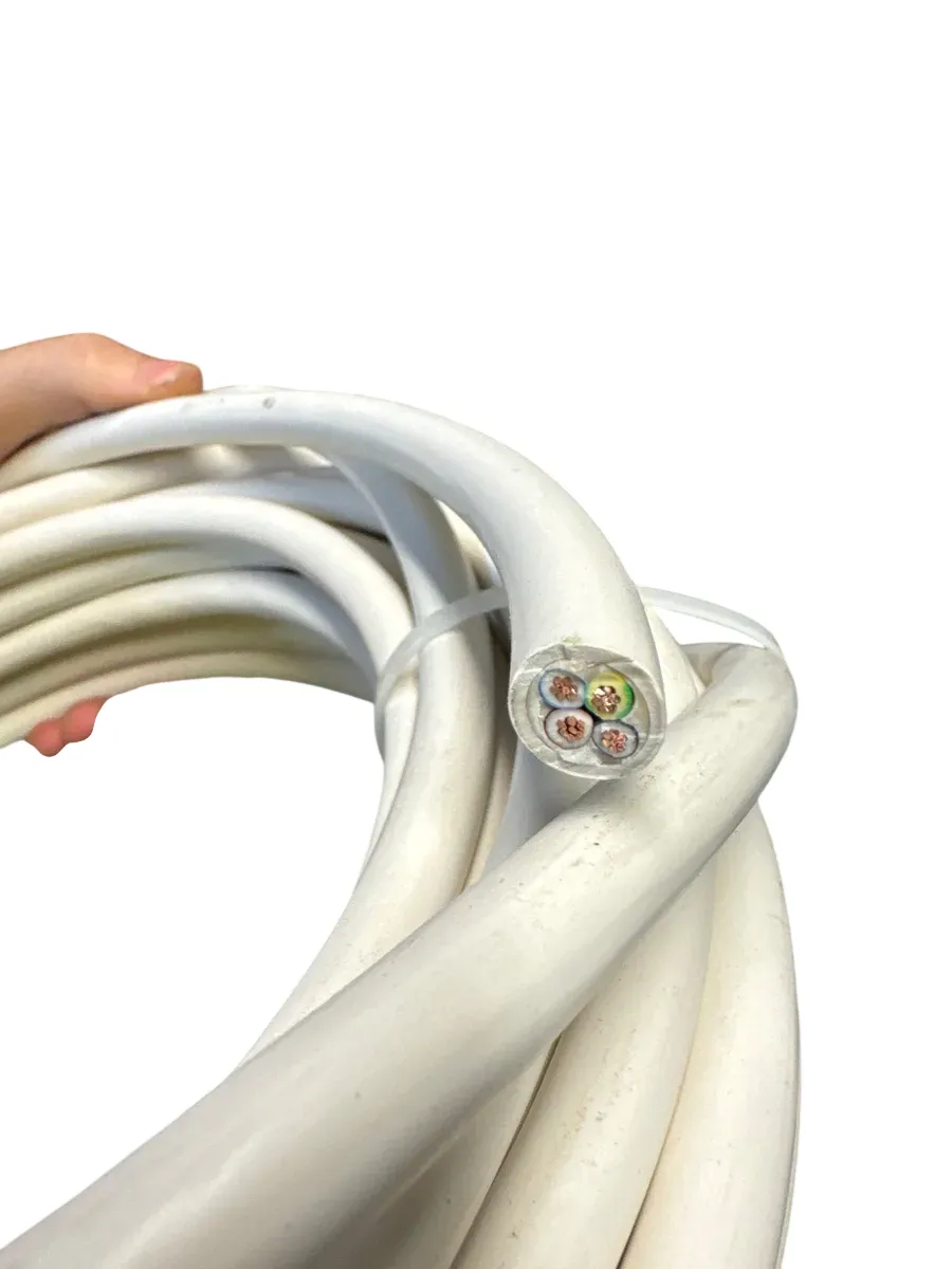 Installasjonskabel 4x2.5mm² Hvit (15m) - bilde 1