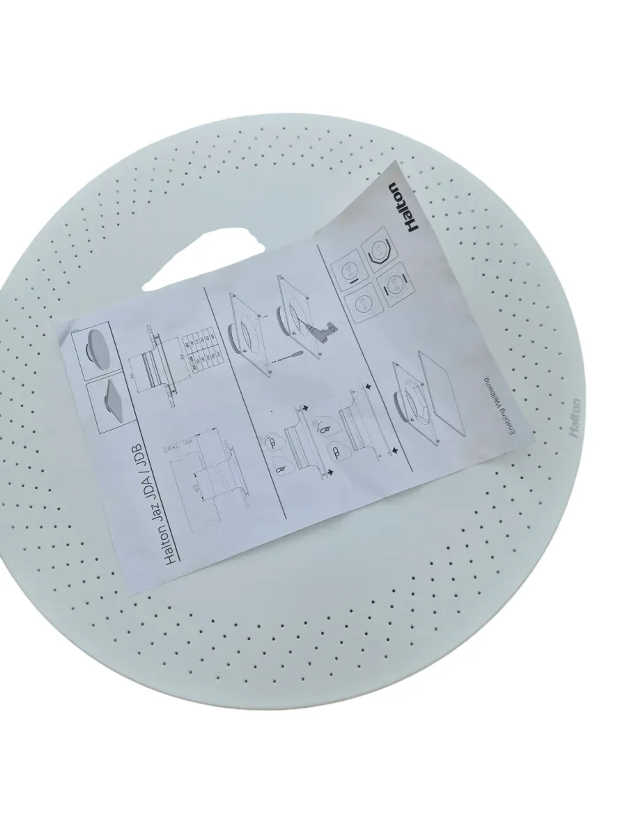 Halton Jaz JDB/P-250 Tilluftsventil, Hvit - bilde 1