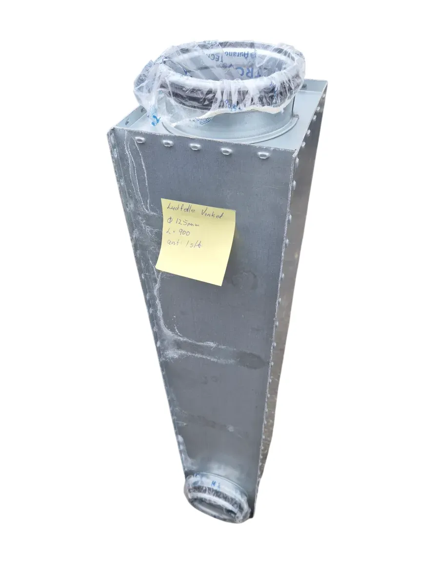 Auranor Lydfelle Vinkel Ø125mm L=900mm - bilde 1