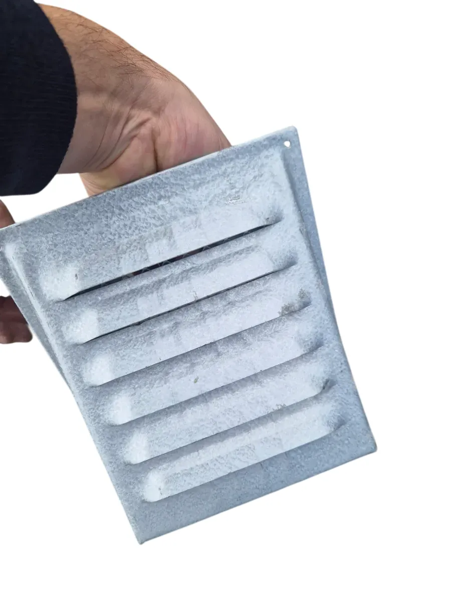 Ventilrist 100x100 mm galvanisert stål - bilde 1