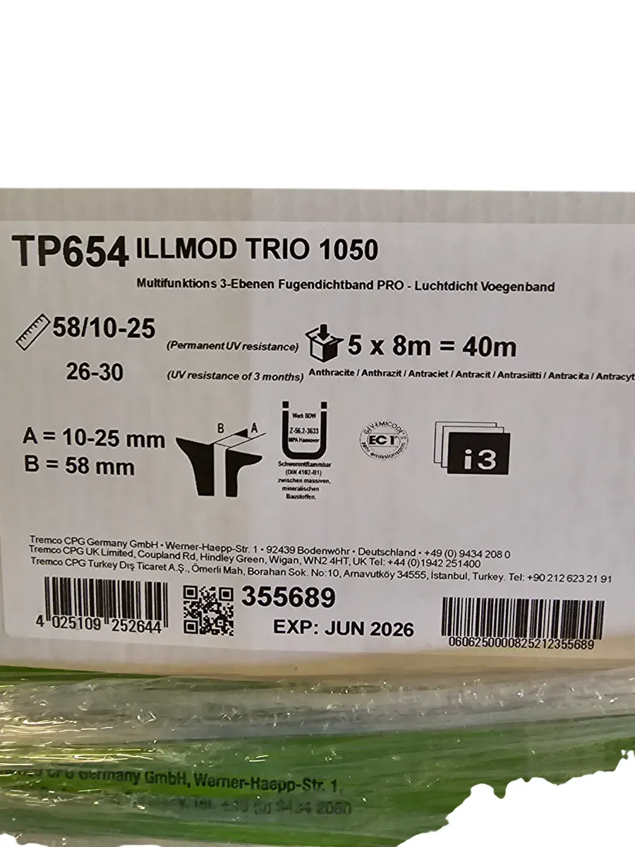 illbruck TP654 ILLMOD TRIO 1050 Multifunksjons Fugedichtband, UTGÅTT PÅ DATO! - bilde 1