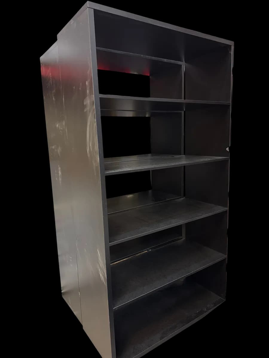 Solid sort hylle 120x220x50cm - bilde 1