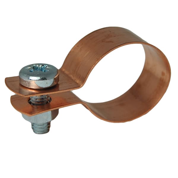 15mm bøykleklammer kobber - bilde 1