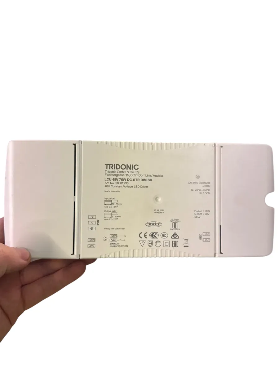 Tridonic LCU 48V 75W DC-STR DIM SR LED Driver - bilde 1