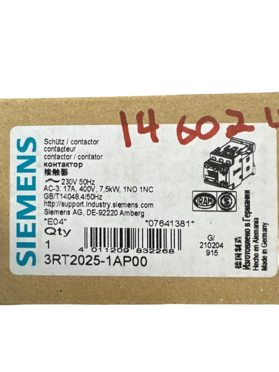 Siemens SIRIUS Power Contactor 3RT2025-1AP00 - bilde 1