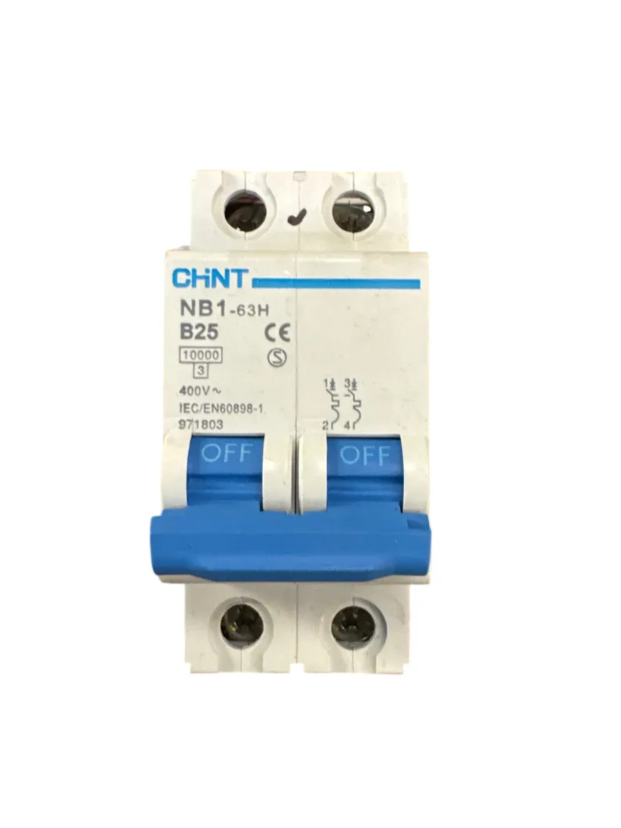 CHINT NB1-63H B25 2-polt Automatsikring - bilde 1