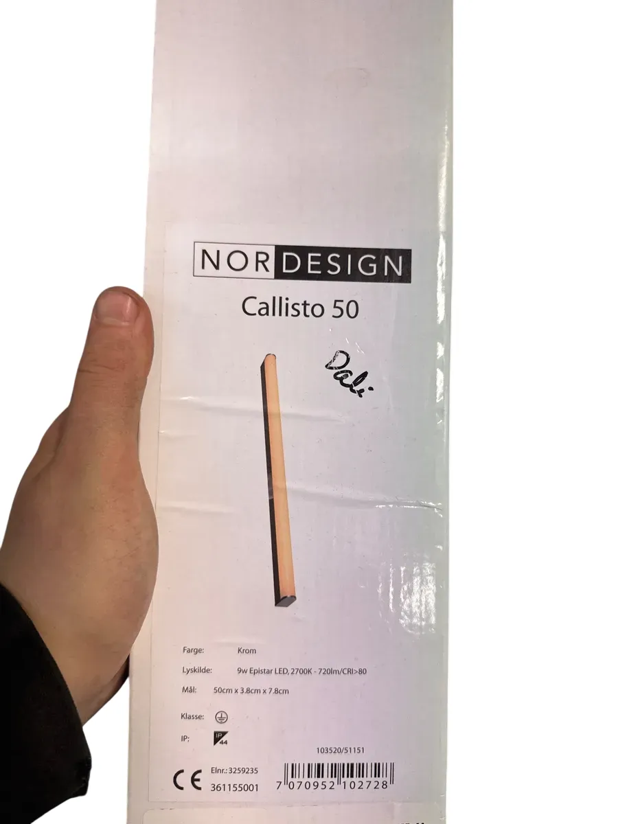 NorDesign Callisto 50 LED Vegglampe - bilde 1