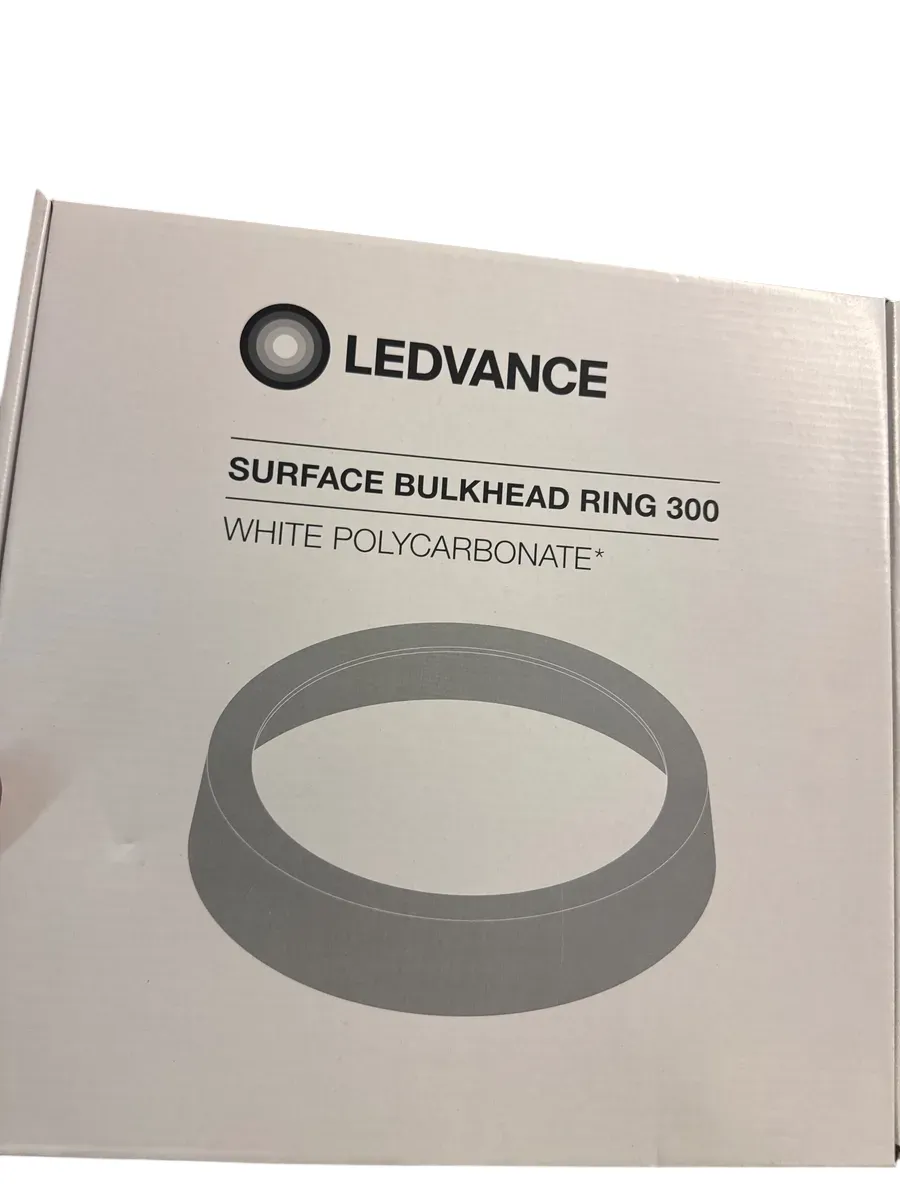 LEDVANCE Surface Bulkhead Ring 300 Hvit - bilde 1