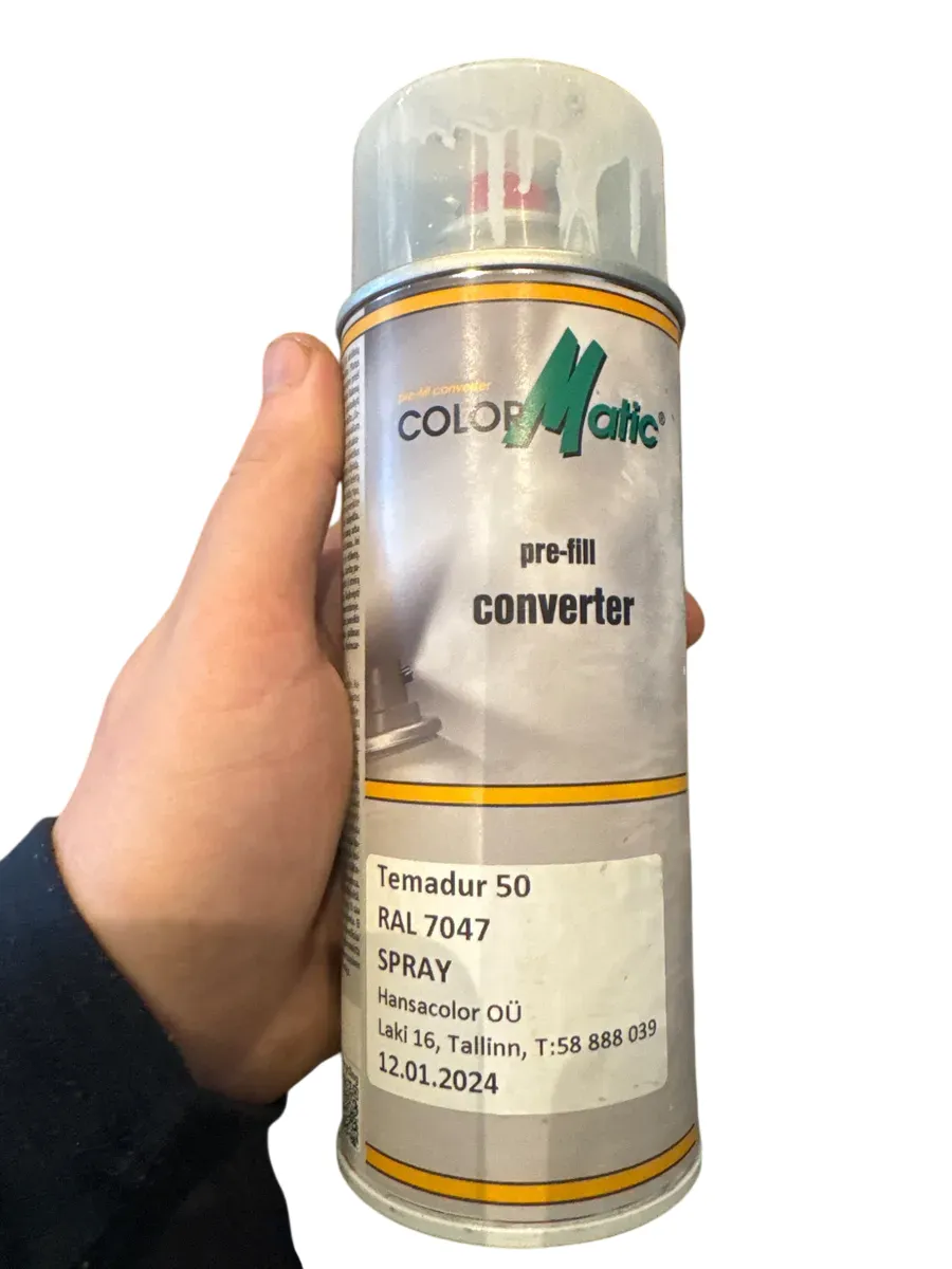 ColorMatic Pre-fill Converter Spray RAL 7047 - bilde 1