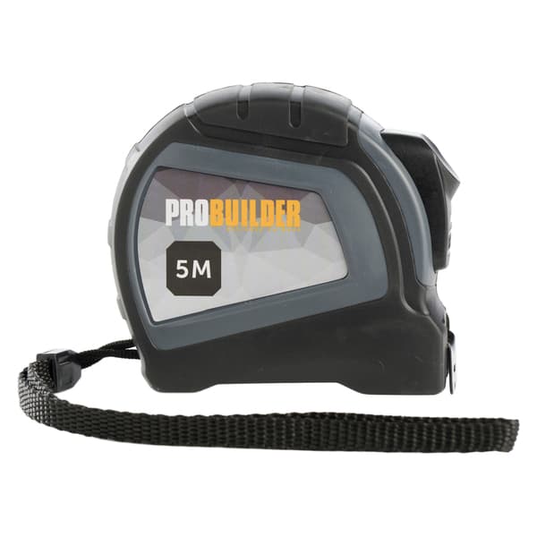BÅNDMÅL 5M SORT/GRÅ PROBUILDER - bilde 1