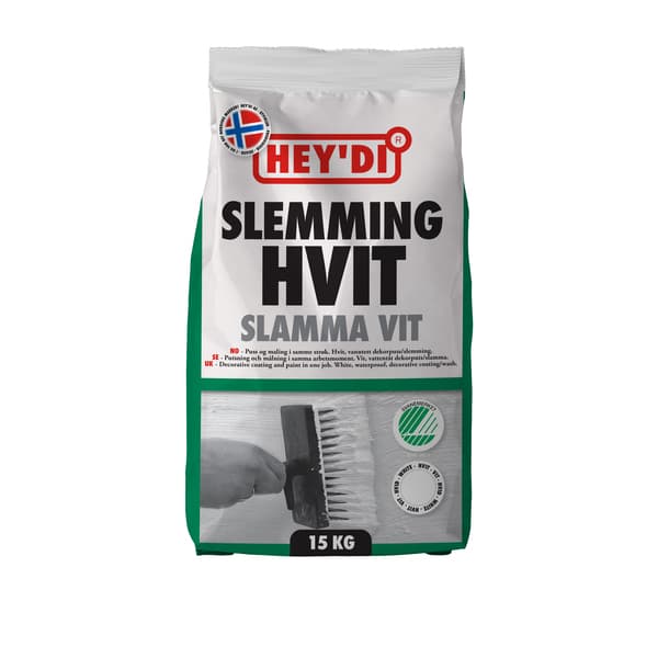 HEYDI HVIT 15KG SLEMMING - bilde 1