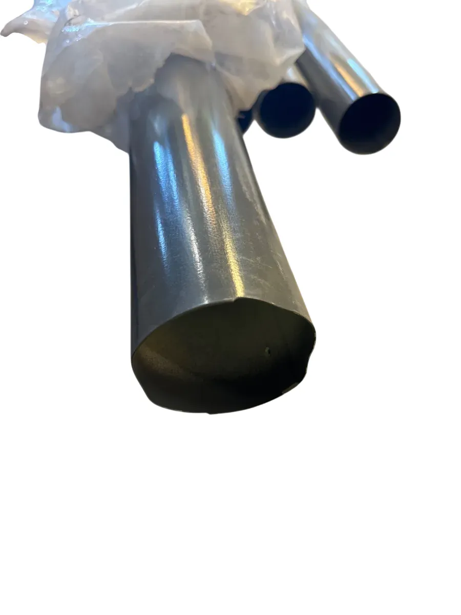 Nedløpsrør RAL 7012 Ø80, 4m - bilde 1