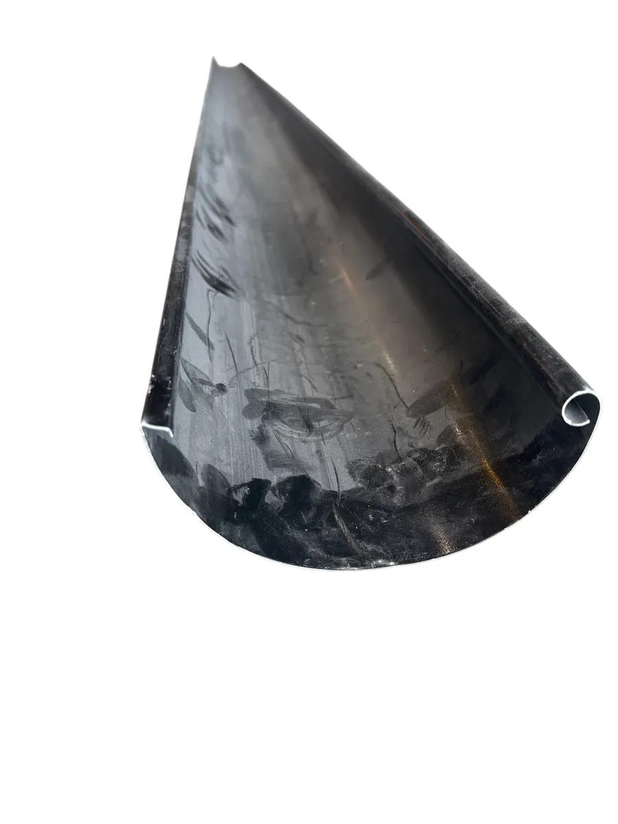 Takrenne Stål 160mm 4m Sort - bilde 1