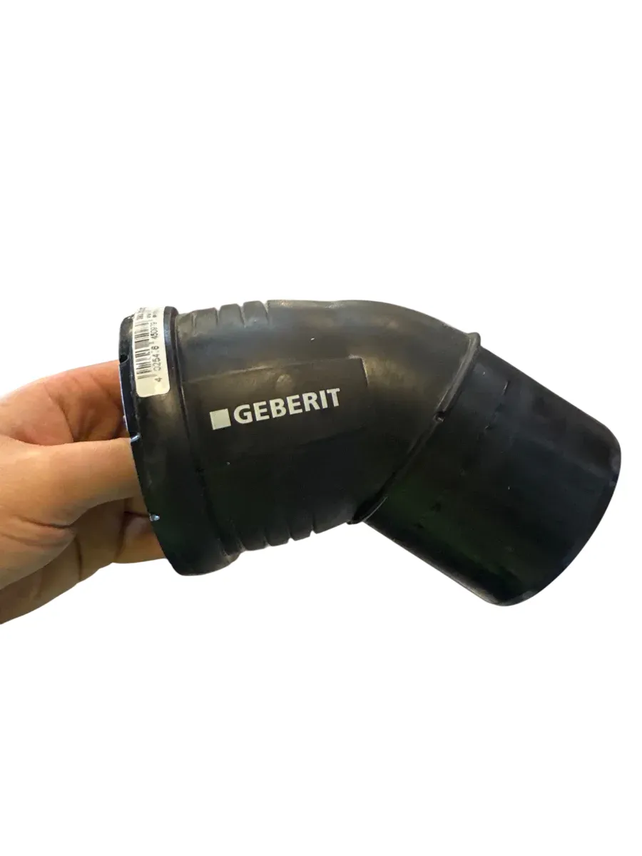 Geberit Silent-Pro PP bend 45°, 75mm - bilde 1