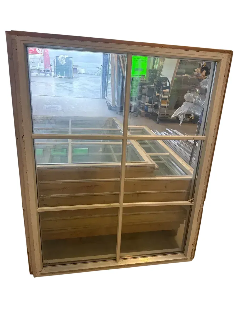 Fastkarm Vindu 110x140 med utvendig Sprosser - bilde 1