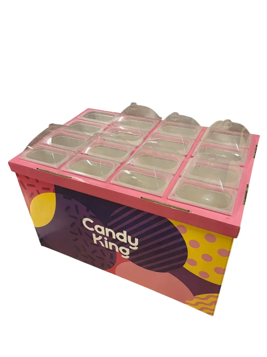 Candy King Godteridisk med 16 beholdere - bilde 1