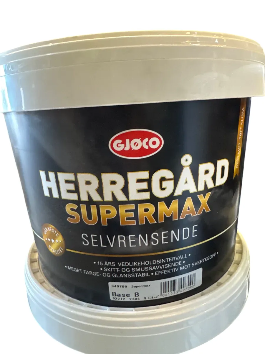 Gjøco Herregård Supermax Selvrensende Base B 9 Liter - bilde 1