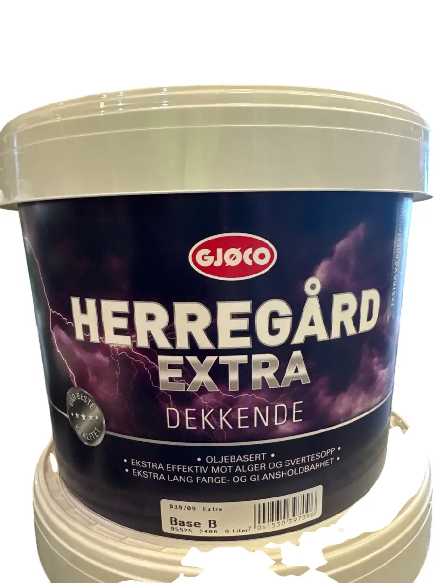 Gjøco Herregård Extra Dekkende 9 liter Base B - bilde 1