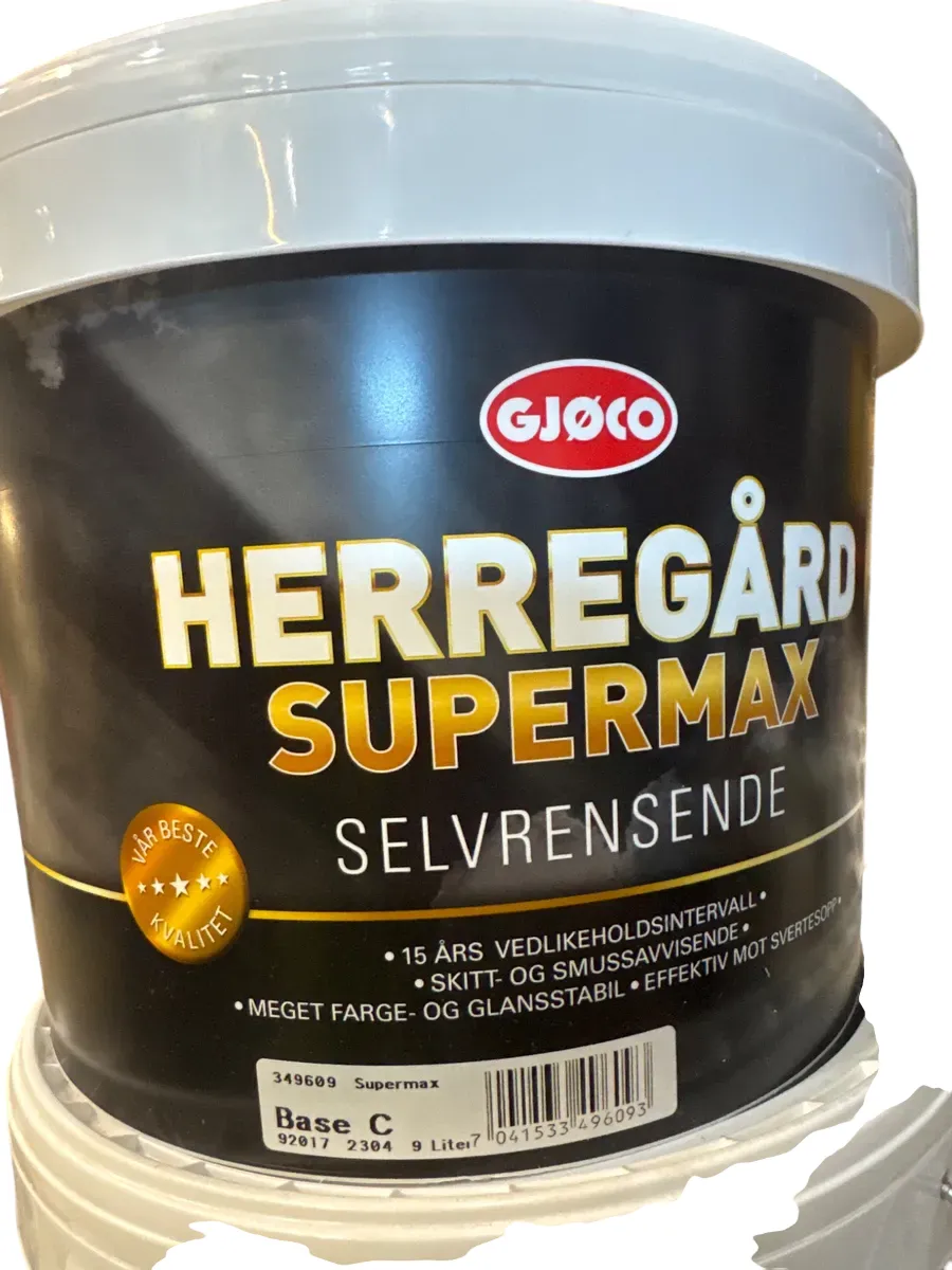 Gjøco Herregård Supermax Selvrensende Base C 9 Liter - bilde 1