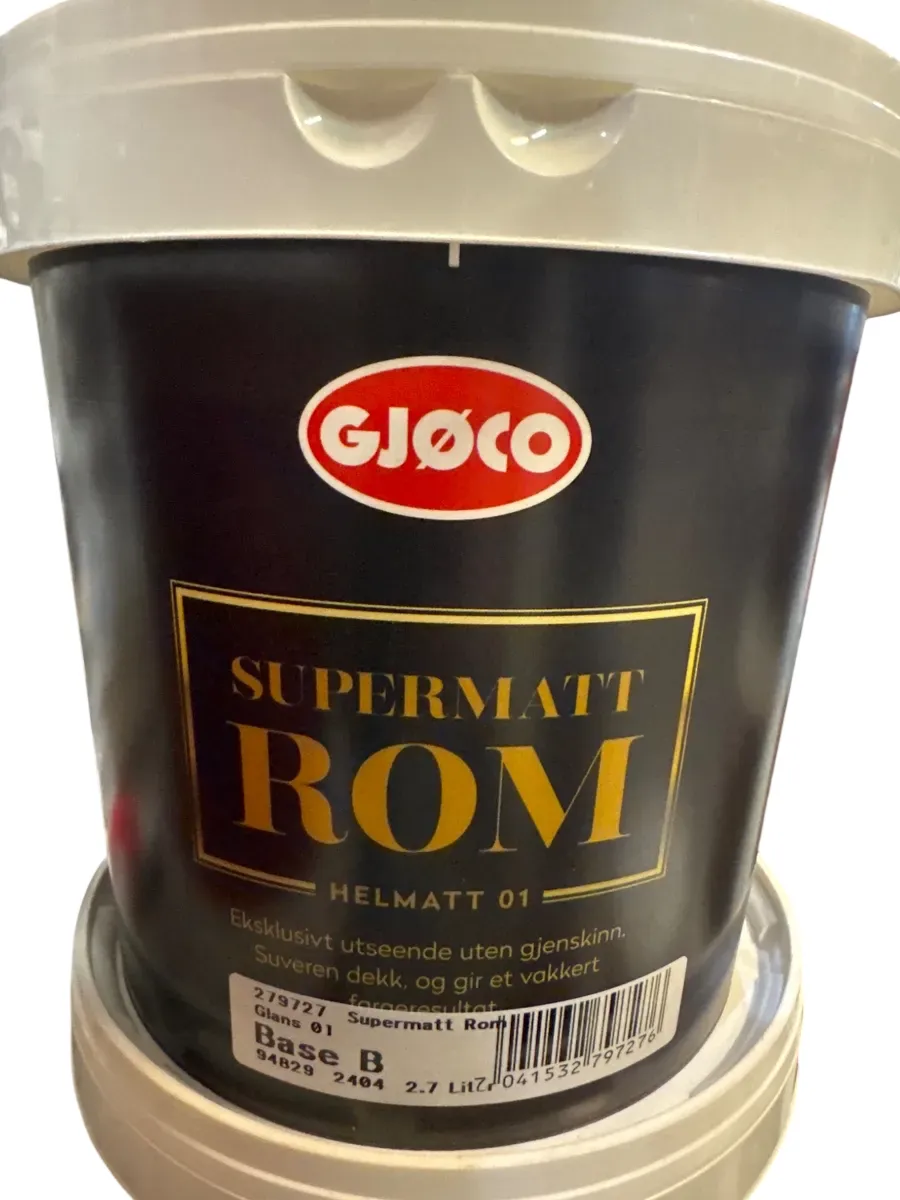 Gjøco Supermatt Rom Base B 2.7 Liter - bilde 1