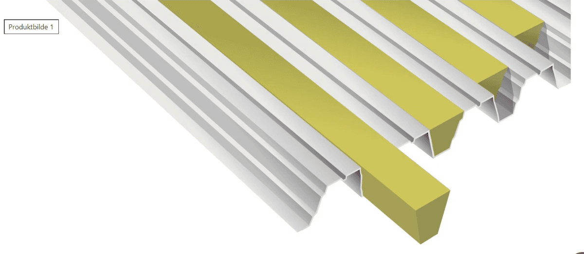Lydabsorpsjonsstaver 900x200/80 72stk - bilde 1