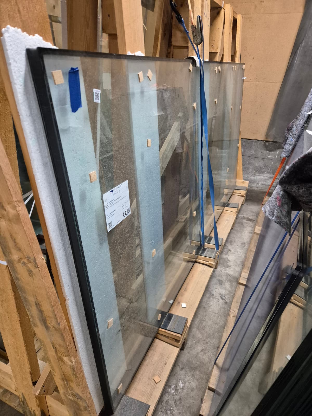Glassrute 2-lags glass 1159x2419mm 99kg - bilde 1