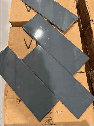 Vitra Pro Color – Prussian Blue 10x30 cm (glanset veggflis) - bilde 1