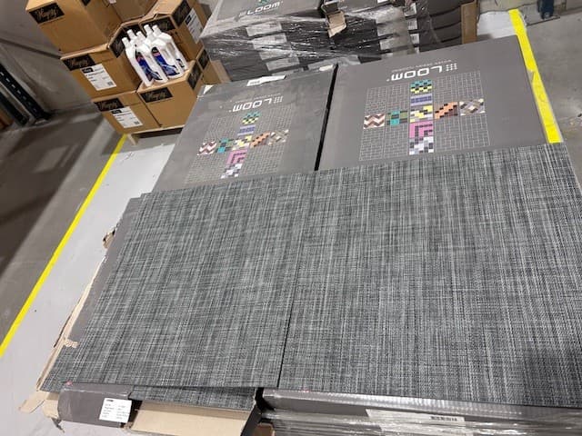 LOOM+ / vevd vinyl/tekstilflis Dark Grey - bilde 1